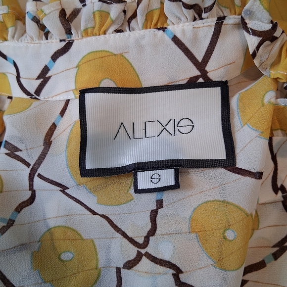 Alexis Rachael Mini Dress In Ivory Medallion Retail$396 NWOT Size Small - Picture 2 of 13